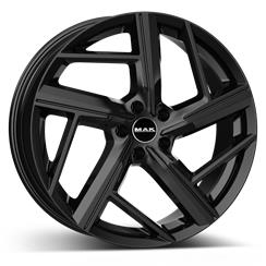 MAK Qvattro black 8,5x19 5/112 ET20 CB66,5 Kulkona R14