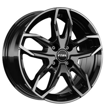 Rial Lucca Diamant-Schwarz Frontpoliert 6,5x16 5/112 ET46 CB57,1