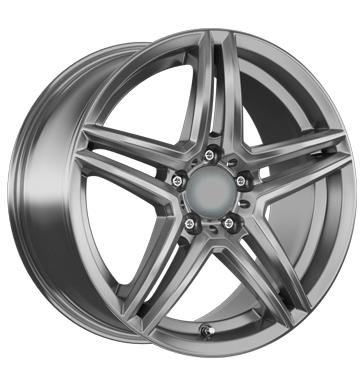 Rial M10 Metal-Grey 6,5x16 5/112 ET44 CB66,5 Kulkona R14