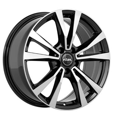 Rial M12X Diamant-Schwarz-Frontpoliert 9x20 5/112 ET33 CB66,5