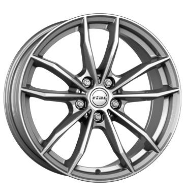 Rial X12 Metal-Grey 7x16 5/112 ET47 CB66,5