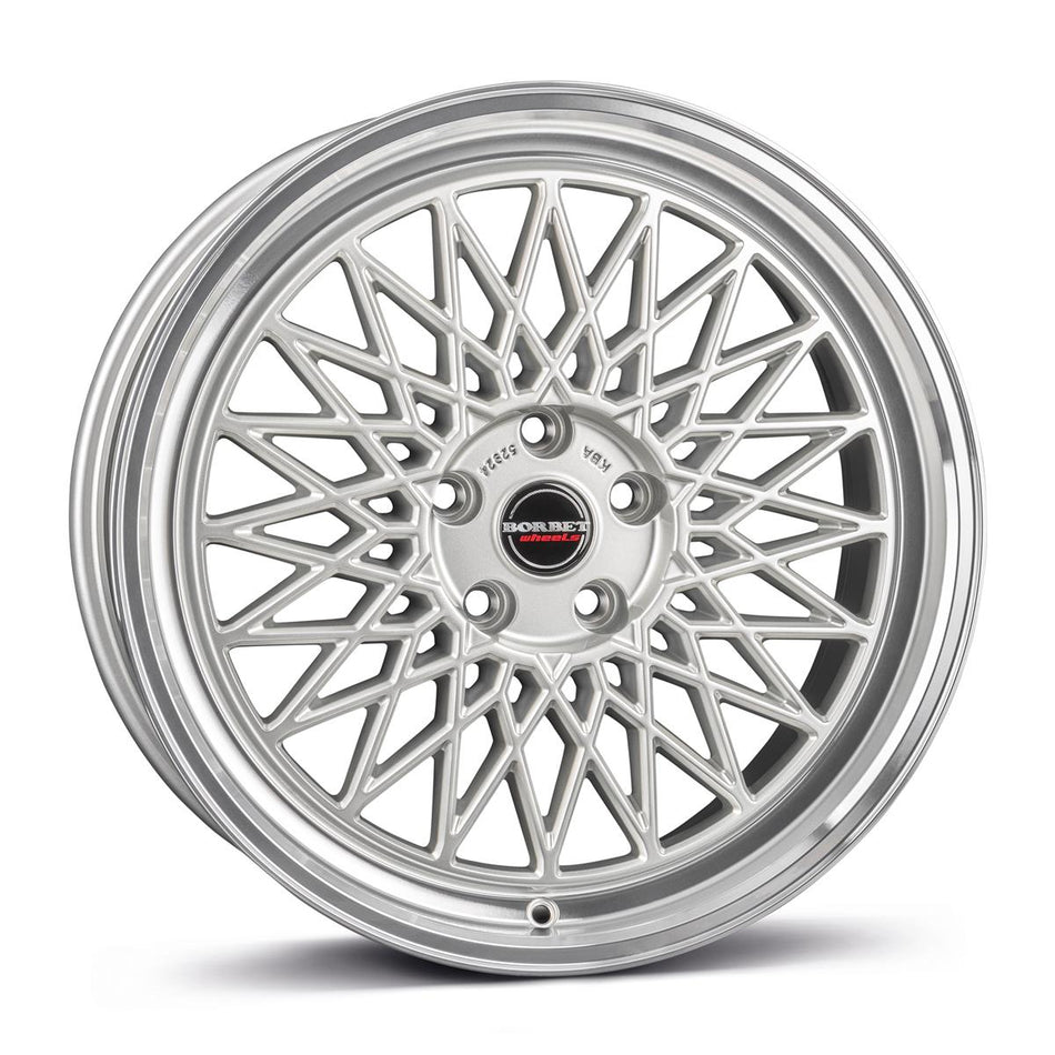 BORBET B silver rim polished 7x17 4/100 ET30 CB64,0 60°