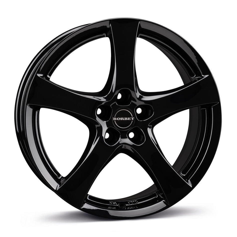 BORBET F black glossy 6,5x16 4/108 ET25 CB65,1 60°