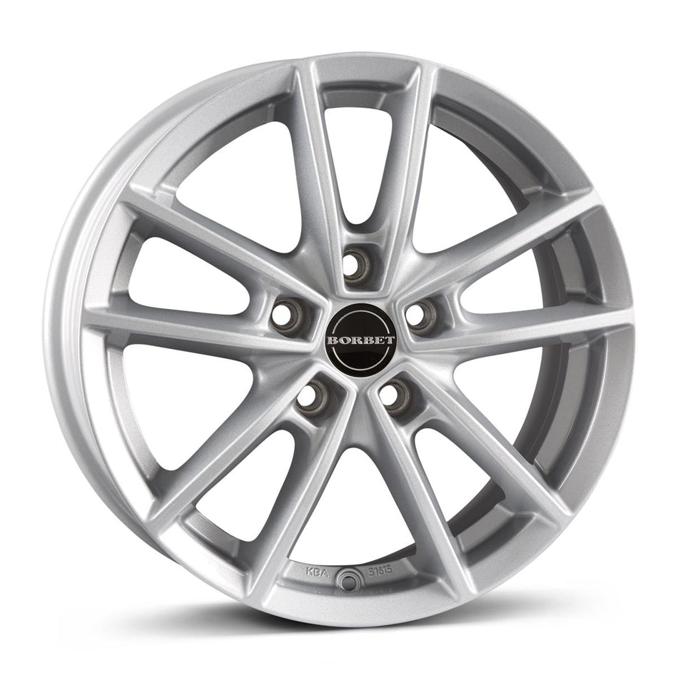 BORBET W Crystal Silver 6,5x16 5/108 ET47.5 CB63,3 60°