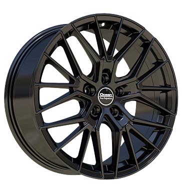 Ocean Wheels Navy Black Matt 8,5x19 5/108 ET45 CB63,3