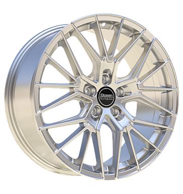 Ocean Wheels Navy Silver 8,5x19 5/108 ET45 CB63,3