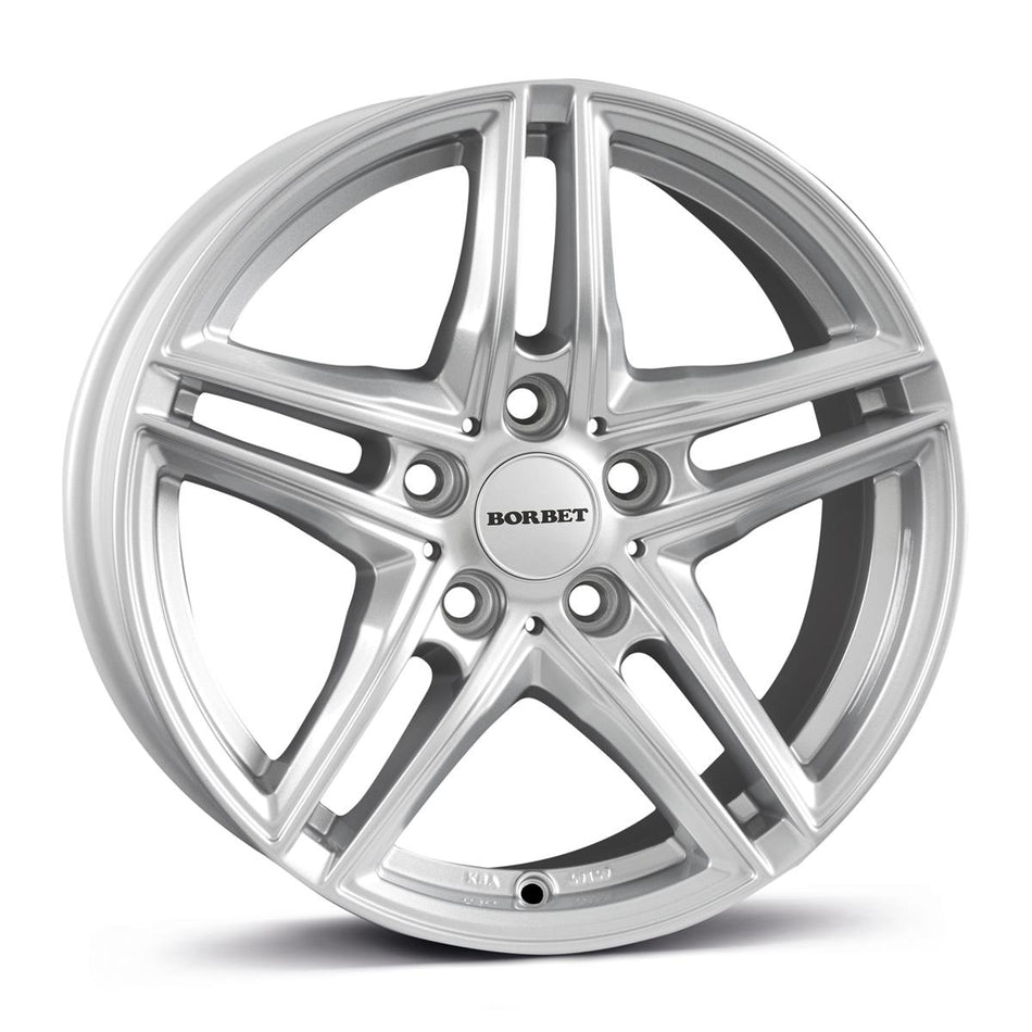 BORBET XR brilliant silver 7x16 5/120 ET31 CB72,6 60°