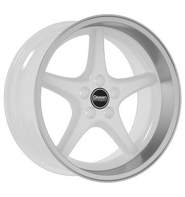 Ocean Wheels MK18 White Diamond 8,5x18 5/108 ET6 CB65,1
