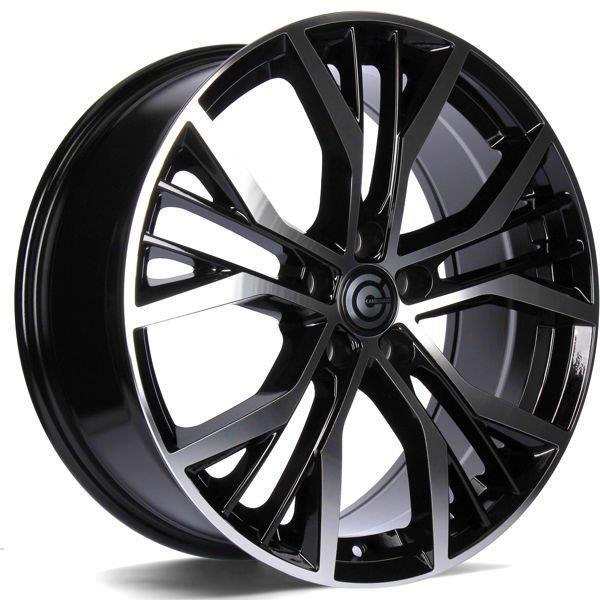 Power Black Front Polished 7x16 5/112 ET42 CB57,1 60°