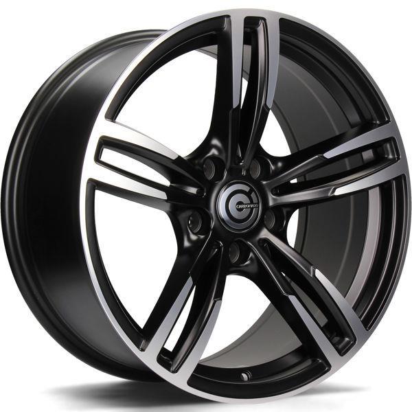 Diamond Matt Black Front Polished 8x17 5/120 ET33 CB72,6 60°