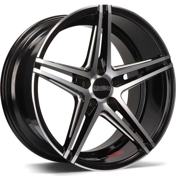 RS5 Czarne Polerowany front/rant 8,5x20 5/112 ET30 CB66,6 60°