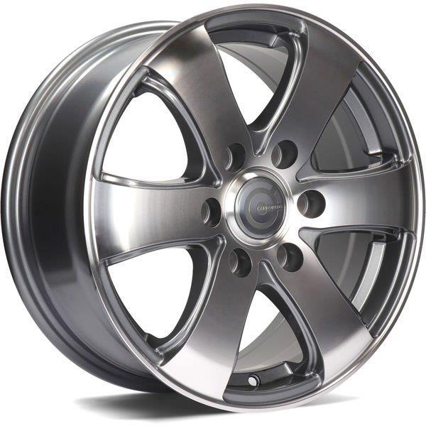 Mammuth Anthracite Front Polished 7x16 6/130 ET50 CB84,1 60°