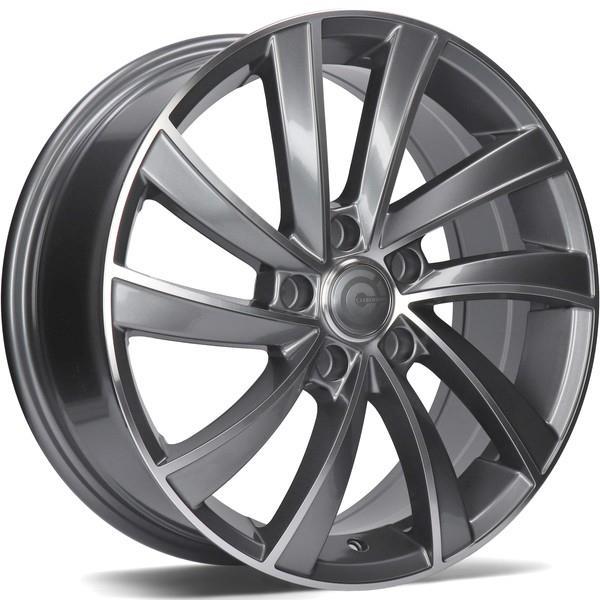 Prague Anthracite Front Polished 6,5x16 5/112 ET43 CB57,1 60°