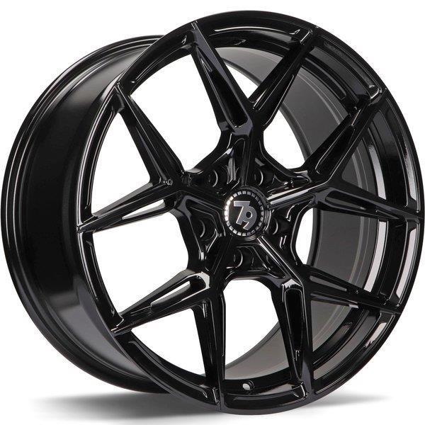 SCF-B Black Glossy 9x18 5/120 ET35 CB72.6 60°
