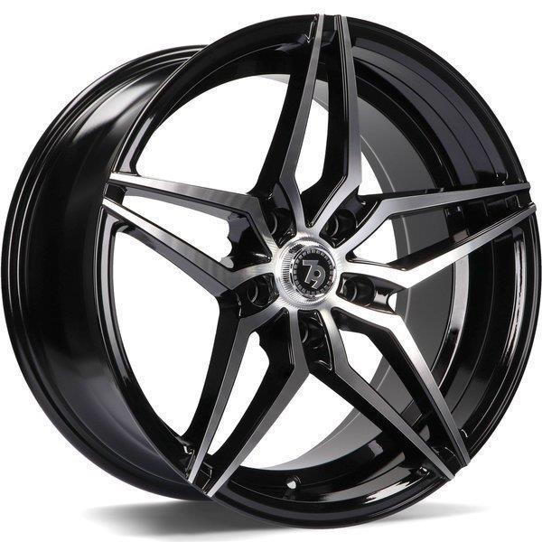 SV-A Black Front Polished 9x18 5/120 ET35 CB72.6 60°