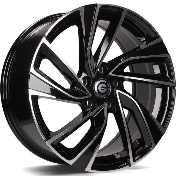 Monaco Black Front Polished 7,5x17 5/112 ET42 CB57,1 60°