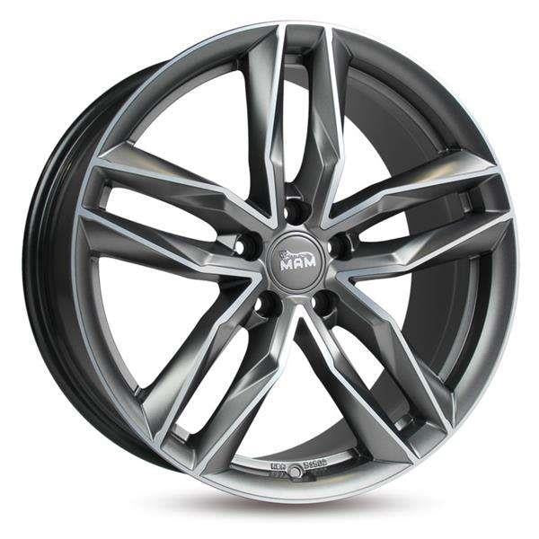 RS3 Matt palladium front polish 8x18 5/108 ET45 CB72,6 60°