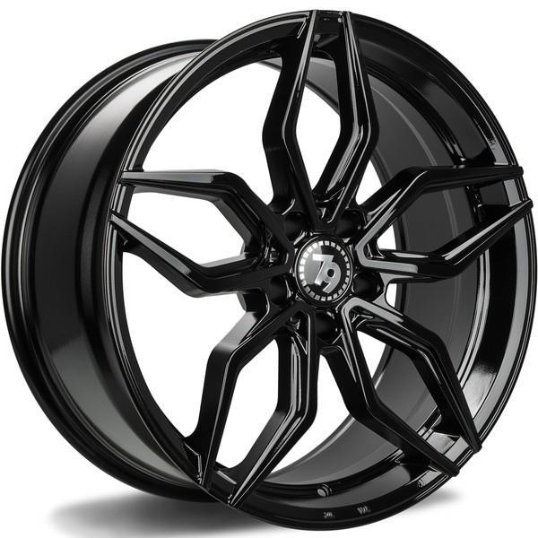 SCF-D Black Glossy 9x18 5/120 ET35 CB72,6 60°