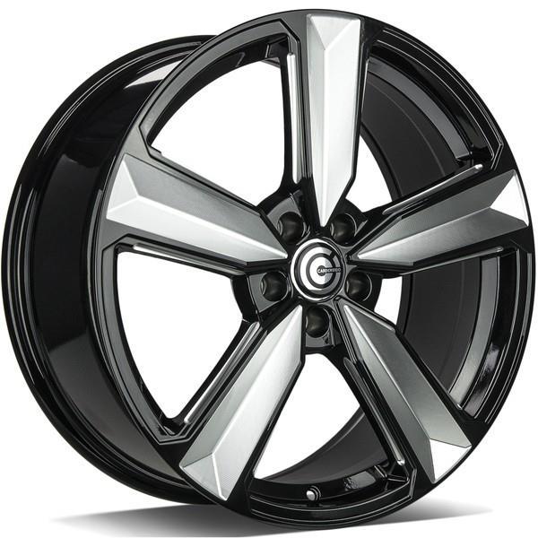 Blast Black front polished edges polished 8,5x20 5/112 ET30 CB66,5 60°
