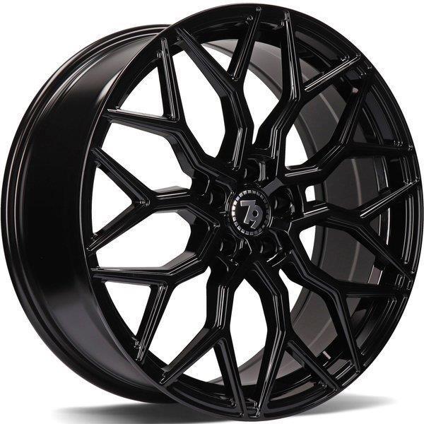 SV-K Black Glossy 7x16 4/100 ET38 CB67,1 60°