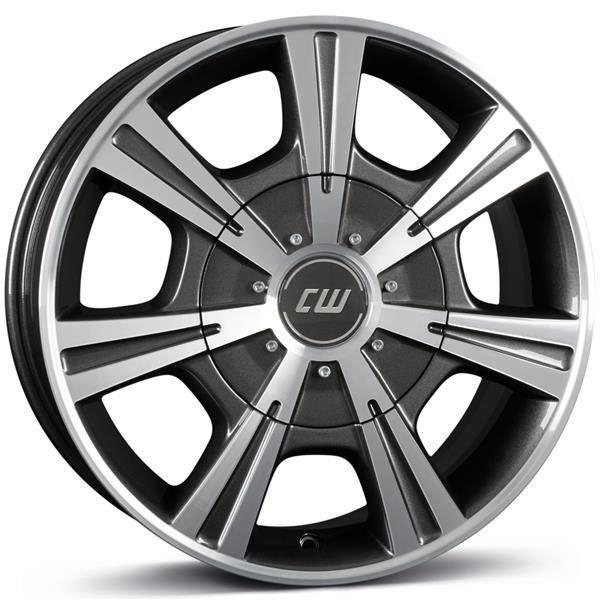 CH Mistral anthracite glossy polished 7,5x17 5/118 ET45 CB71,1 60°