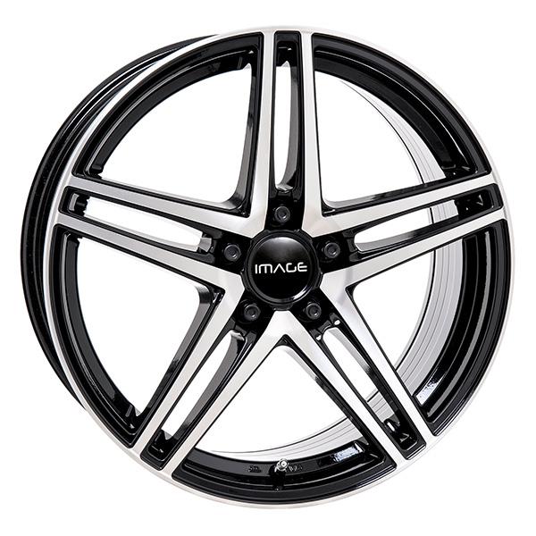 Image Star FF G.Blk/Pol 8x17 5/112 ET49,5 CB66,5 Kulkona R14