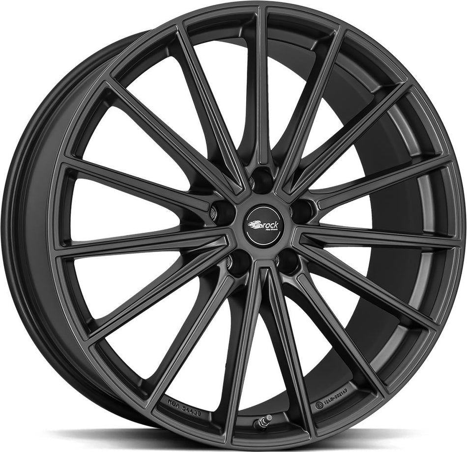 BROCK B43 Cosmic Grey Matt 8,5x21 5/108 ET38.5 CB63,4 60°