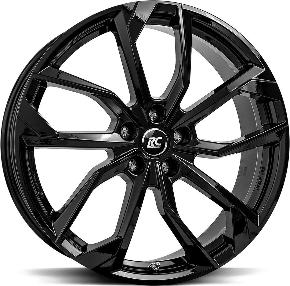 BROCK RC34 Shiny Black 7x18 5/112 ET43 CB57,1 Kulkona R12