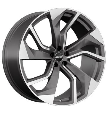 GMP Rebel Matt Anthracite Diamond 9x22 5/112 ET40 CB66,5