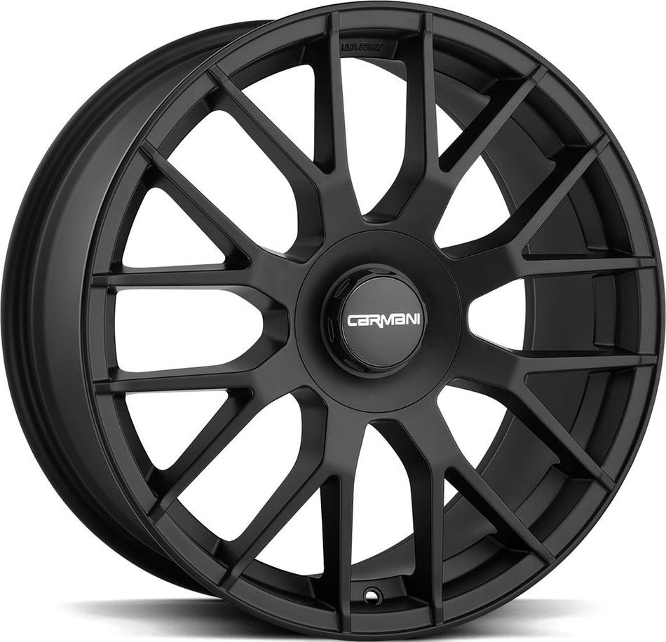 CARMANI Hugo Black Matt 8x19 5/108 ET45 CB63,4