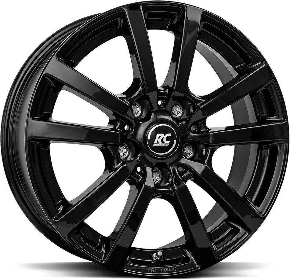 BROCK RC25T Shiny Black 6,5x16 5/120 ET51 CB65,1 Kulkona R14