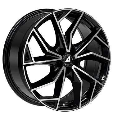 Alutec ADX.02 Diamant Schwarz Frontpoliert 8x20 5/108 ET45 CB63,4