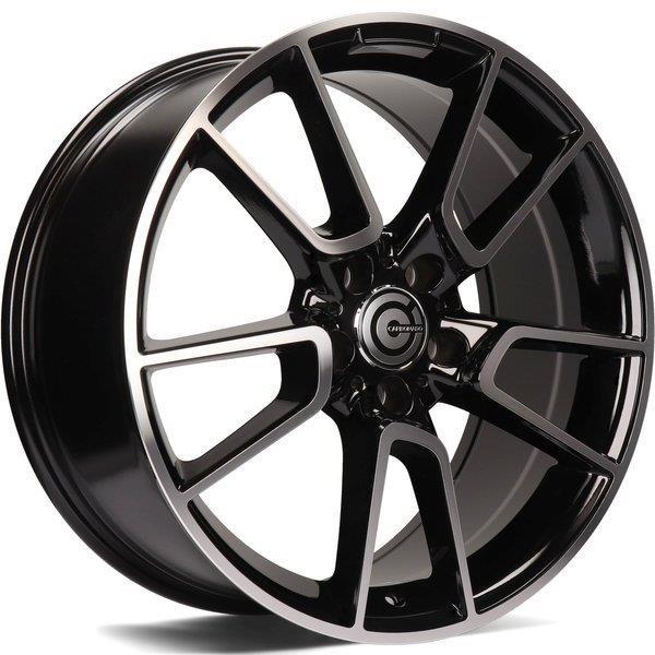 Excellent Black Front Polished 8,5x19 5/112 ET45 CB66,5 60°