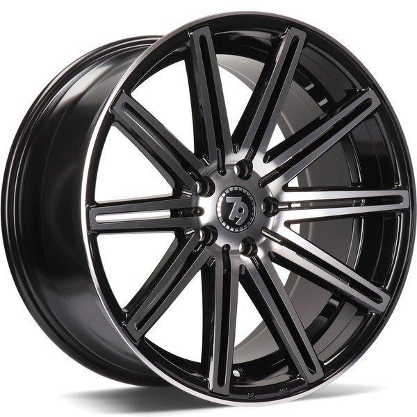 SV-M Black Front Polished 8x18 5/112 ET35 CB66,5 60°