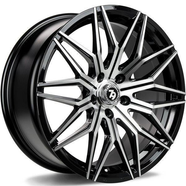 SV-O Black Front Polished 8x18 5/112 ET35 CB66,5 60°