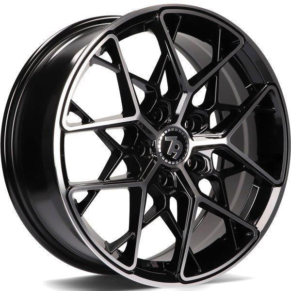 SCF-C Black Front Polished 7x16 5/114,3 ET38 CB73,1 60°