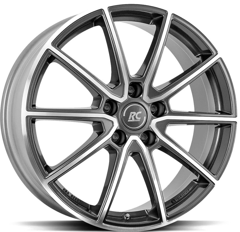 BROCK RC32 Titanium Full Polish 7x18 5/112 ET40 CB66,6 Kulkona R14