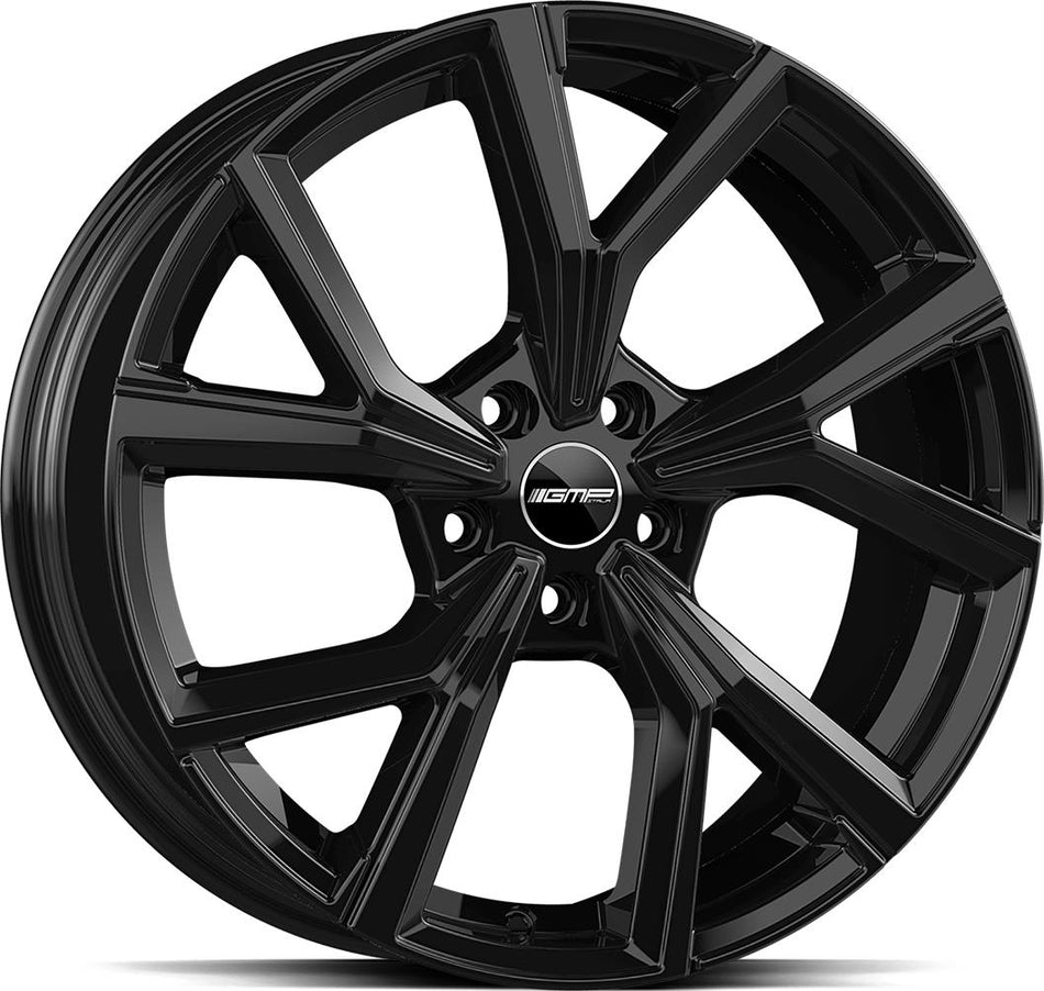GMP Mentor Glossy Black 7x17 5/112 ET35 CB66,5 Kulkona R13