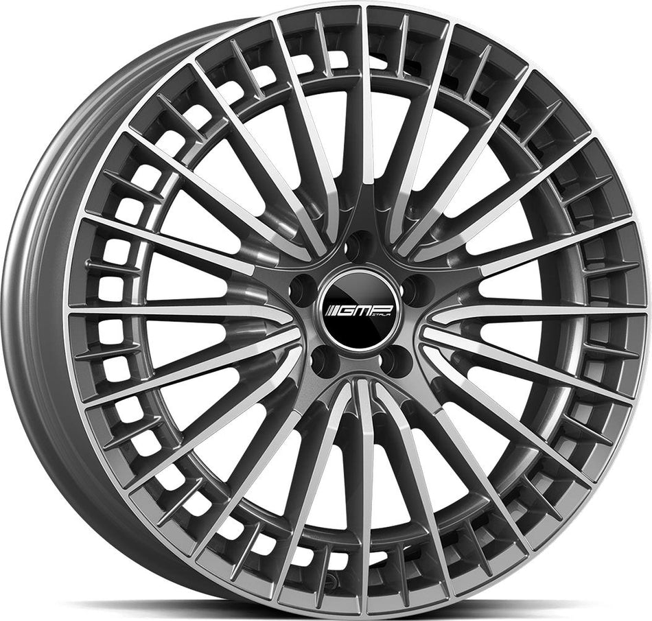 GMP Qstar Anthracite Diamond 9x21 5/112 ET30 CB66,6 Kulkona R14