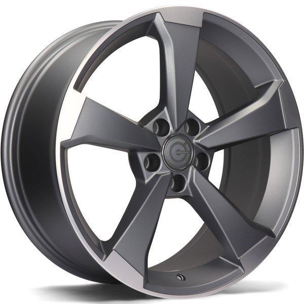 Twister Matt Anthracite Front Polished 8,5x19 5/112 ET30 CB66,5 60°