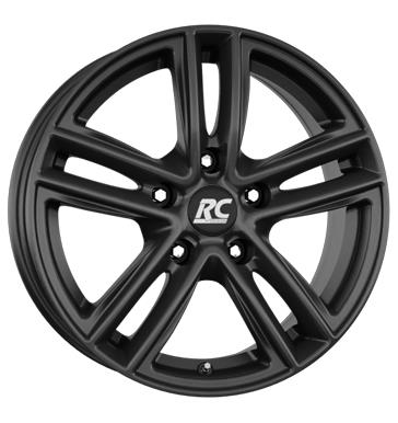 Rcdesign RC27 Schwarz Klar Matt 6,5x16 5/108 ET50 CB63,4