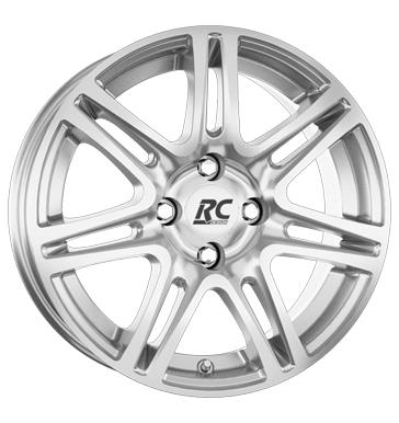 Rcdesign RC28 Kristallsilber 6,5x15 4/100 ET45 CB63,4