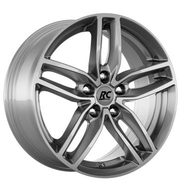 Rcdesign RC29 Himalaya Grey Vollpoliert 7,5x17 5/100 ET38 CB63,4