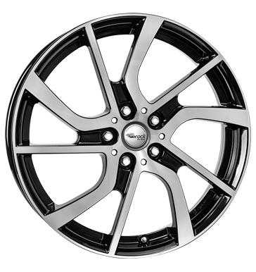 Brock Eb1 Schwarz Glanz Vollpoliert 5x19 5/112 ET43 CB66,7