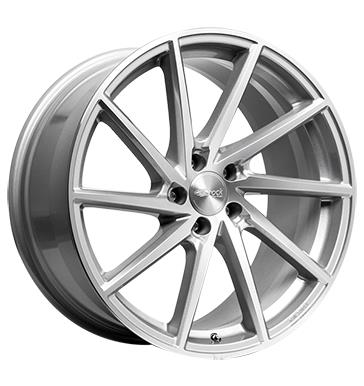 Brock B37C Kristallsilber Vollpoliert 9,5x20 5/120 ET14 CB74,1