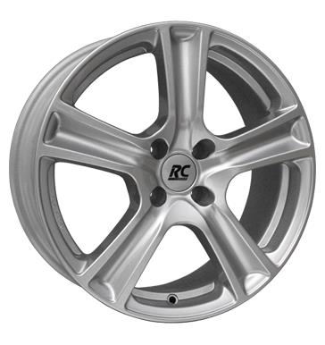 Rcdesign RC19 Kristallsilber 5,5x15 5/100 ET40 CB57,1