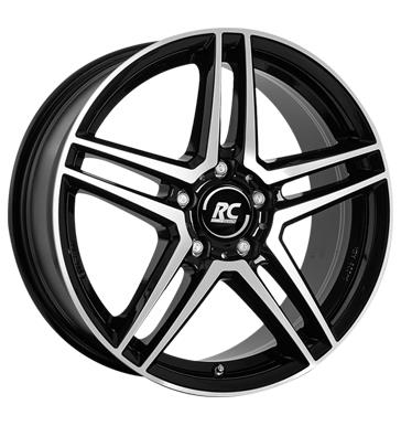Rcdesign RC D17 Schwarz Glanz Vollpoliert 8,5x19 5/112 ET57 CB66,6