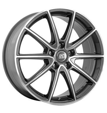 Rcdesign RC32 Himalaya Grey Vollpoliert 6,5x16 5/98 ET39 CB58,1