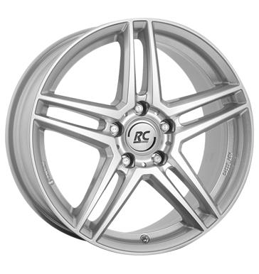 Rcdesign RC D17 Kristallsilber 8,5x19 5/112 ET44 CB66,6