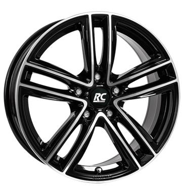Rcdesign RC27 Schwarz Glanz Vollpoliert 6x16 5/108 ET44 CB60,1